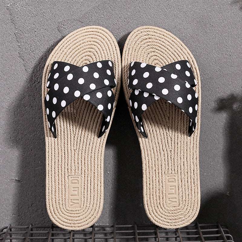 Printed dots Slide sandal-nbharbor