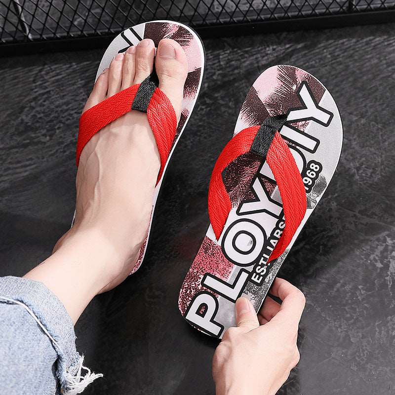 Men's Open Toe Slipper indoor outdoor Flip-flops-nbharbor