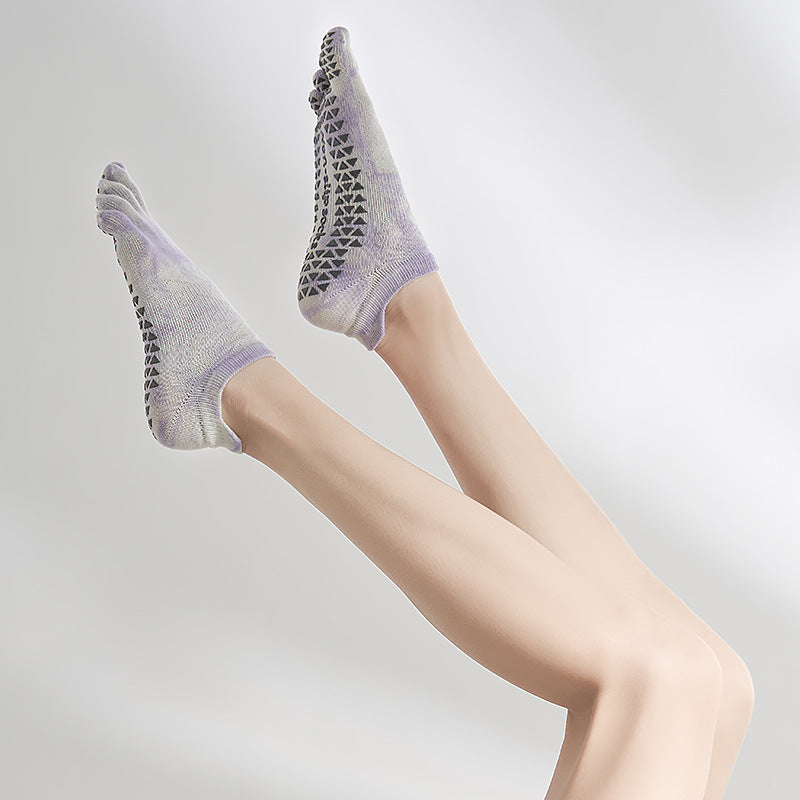 Women Five Toe Design Non Slip Plates Socks-nbharbor