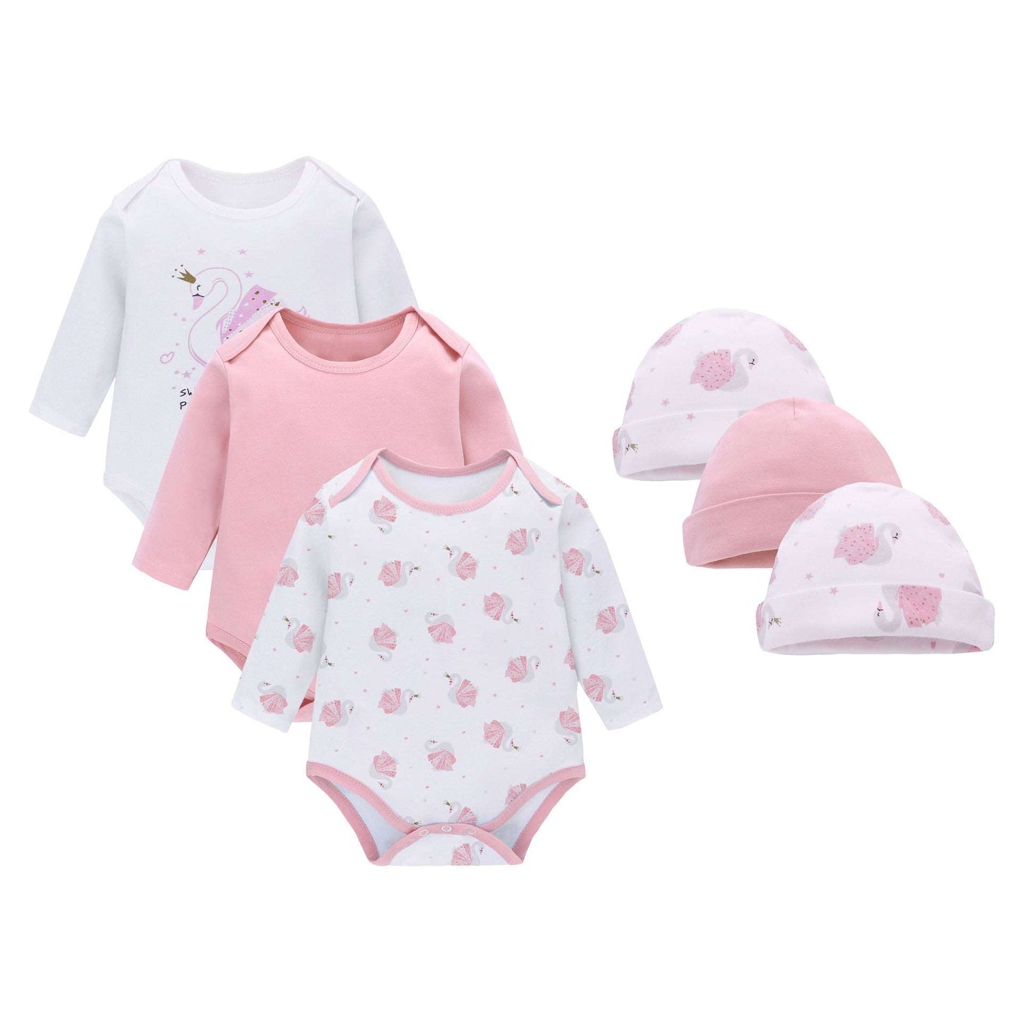 Custom Personalized Short Sleeve Baby Jumpsuit Bodysuit And Hat for Girl-nbharbor