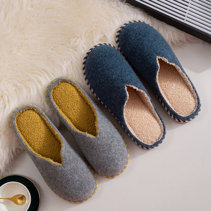 Wholesale Men's Flet Slippers with Memory Foam House Slippers